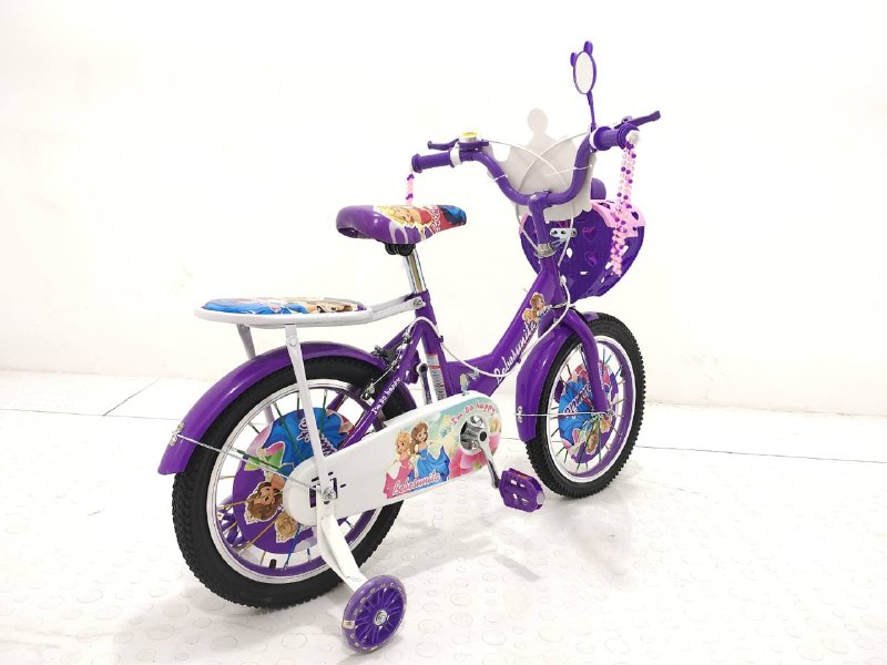 REF 251 Bicicleta Para Niñas Princesa RIN 16 de 4 a 8 Años Rines de Aluminio