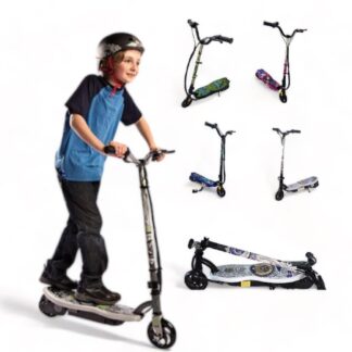 Patineta Eléctrica Scooter Monopatín Para Niños de 5 a 15 Años Plegable
