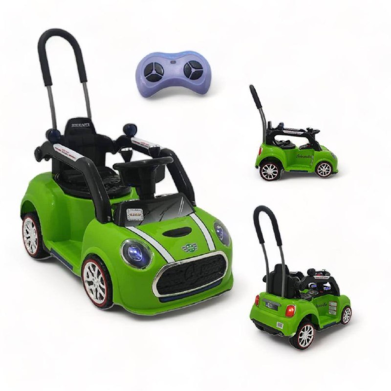 Carro Paseador Montable Niño C/Remoto Usb 1 a 4 Años Electrico