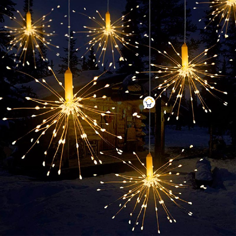 Luces Micro Led Fuegos Artificiales 3 Metros Navidad