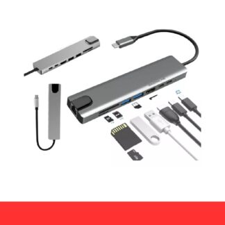 Hub tipo c 8 en 1