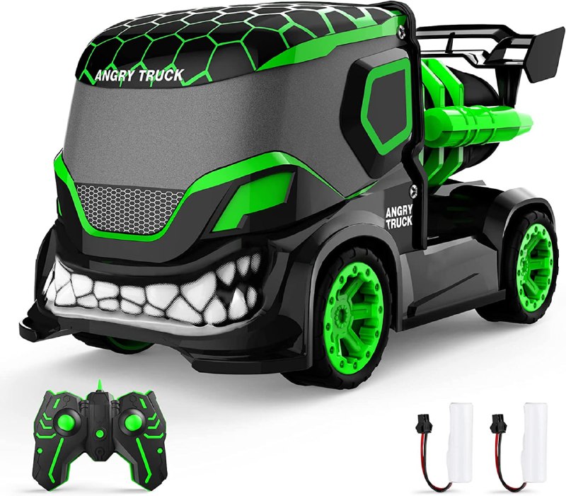 Camion Control Remoto Con Luces Y Humo Recargable
