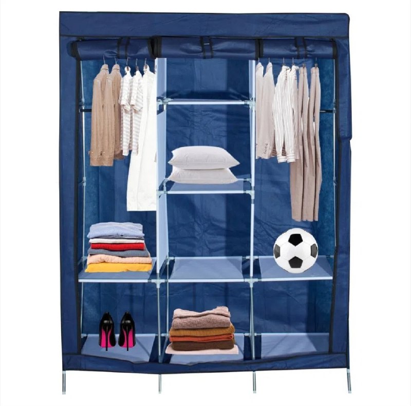 Armario 3 Divisiones Organizador ref-106 Closet Plegable Desarmable en Tela
