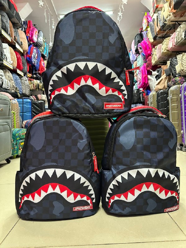 Morral sprayground cuadros