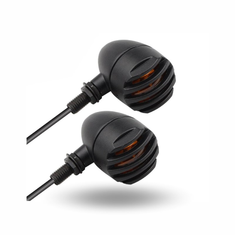 Direccionales Para Moto Led Estilo Cafe Racer Bullet Head