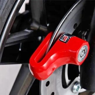 Candado Seguridad Antirrobo De Disco Para Moto Rojo