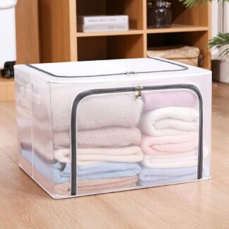 Organizador Plegable De Cobijas Cubrelechos Sabanas Rigido