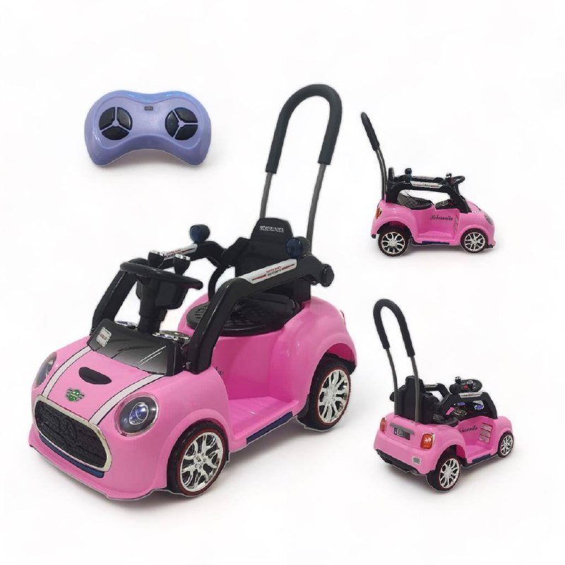 Carro Paseador Montable Niño C/Remoto Usb 1 a 4 Años Electrico