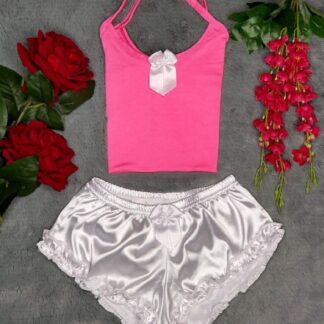 BOLERO UNICOLOR SHORT BL SIN TANGA