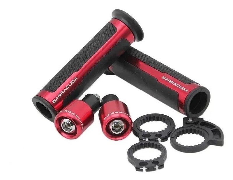 Manilares Grips Barracuda Moto Universal Con Pesa