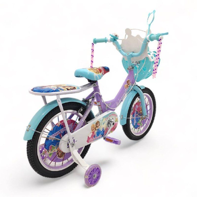 REF 251 Bicicleta Para Niñas Princesa RIN 16 de 4 a 8 Años Rines de Aluminio