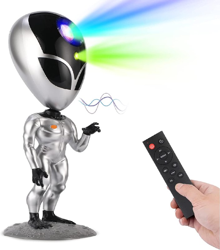 Proyector De Galaxias Alien Voz Niños