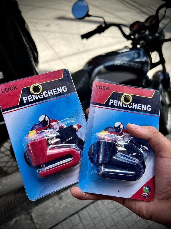 Candado Seguridad Antirrobo De Disco Para Moto Rojo