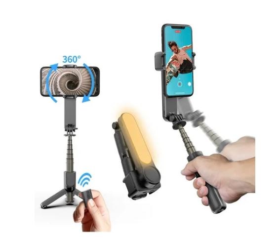 Palo Selfie Tripode 5 En 1 Estabilizador Bluetooth 3 Tonos