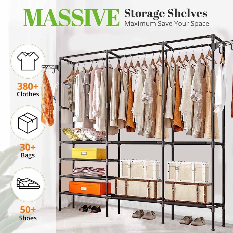 Organizador De Metal Para Ropa Estante