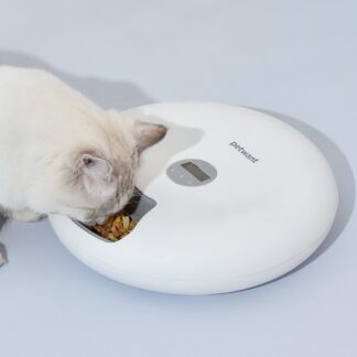 Comedero Automático 6 Comidas Húmedas Para Perros Y Gatos F6-LCD