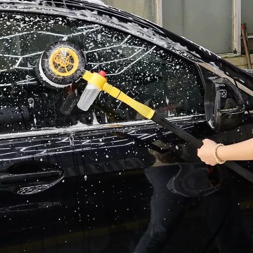 Kit De Cepillo Giratorio De Microfibra For Lavado De Autos