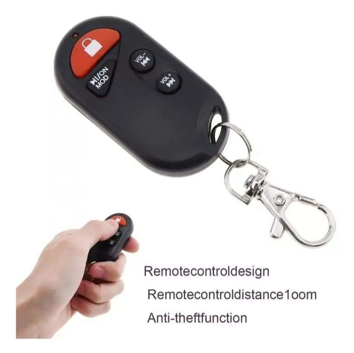Alarma radio de Moto BLUETOOTH 432-BT