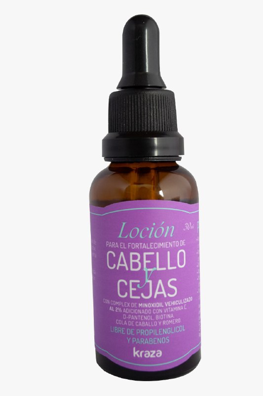 Tonico Minoxidil crecimiento de cabello y cejas Mujer x2