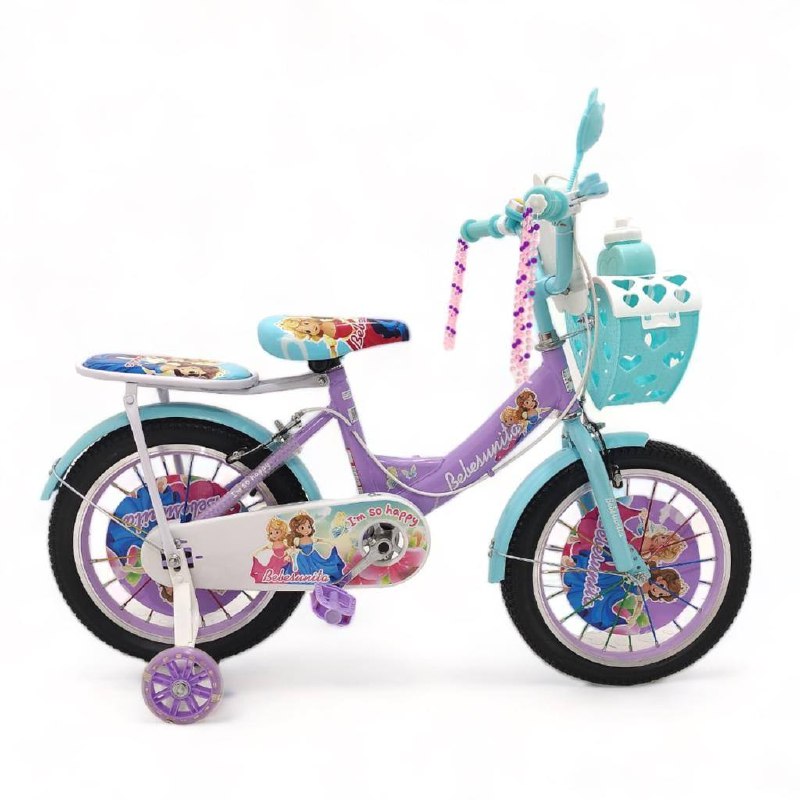 REF 251 Bicicleta Para Niñas Princesa RIN 16 de 4 a 8 Años Rines de Aluminio