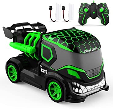 Camion Control Remoto Con Luces Y Humo Recargable