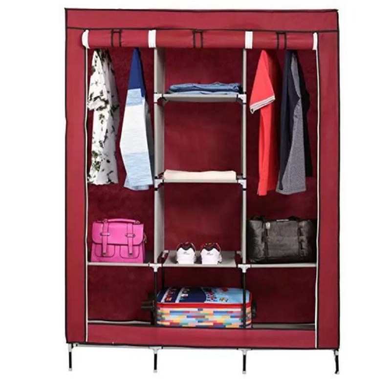 Armario 3 Divisiones Organizador ref-106 Closet Plegable Desarmable en Tela