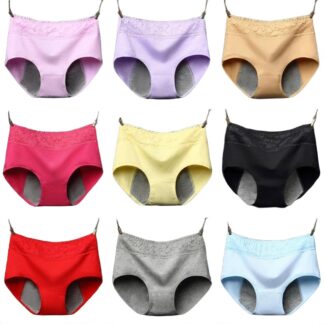 Pantys Panties Bragas Cucos Menstruales 4 Capas Absorbentes Color Beige