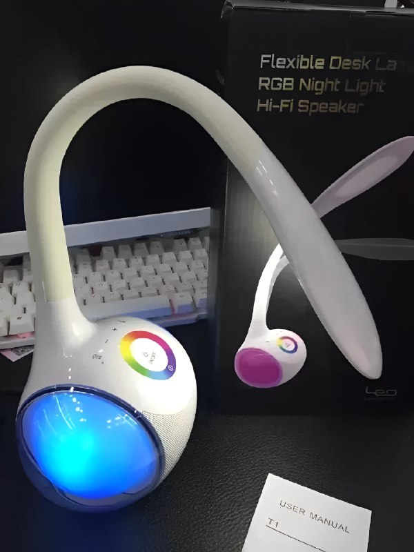 Lampara Led Con Parlante Bluetooth Multicolor Táctil !